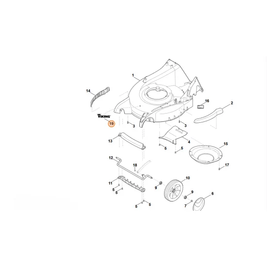 STIHL  Naklejka VIKING 0000 967 4484